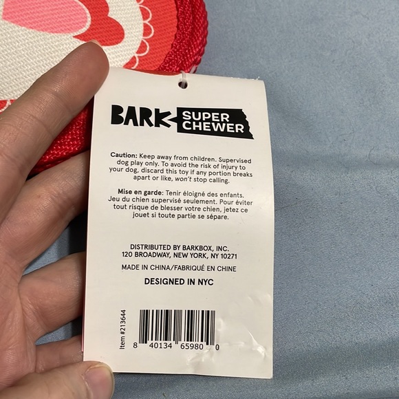 Sold! NWT! Bark SuperChewer Love Chew Very Much! - Picture 8 of 8